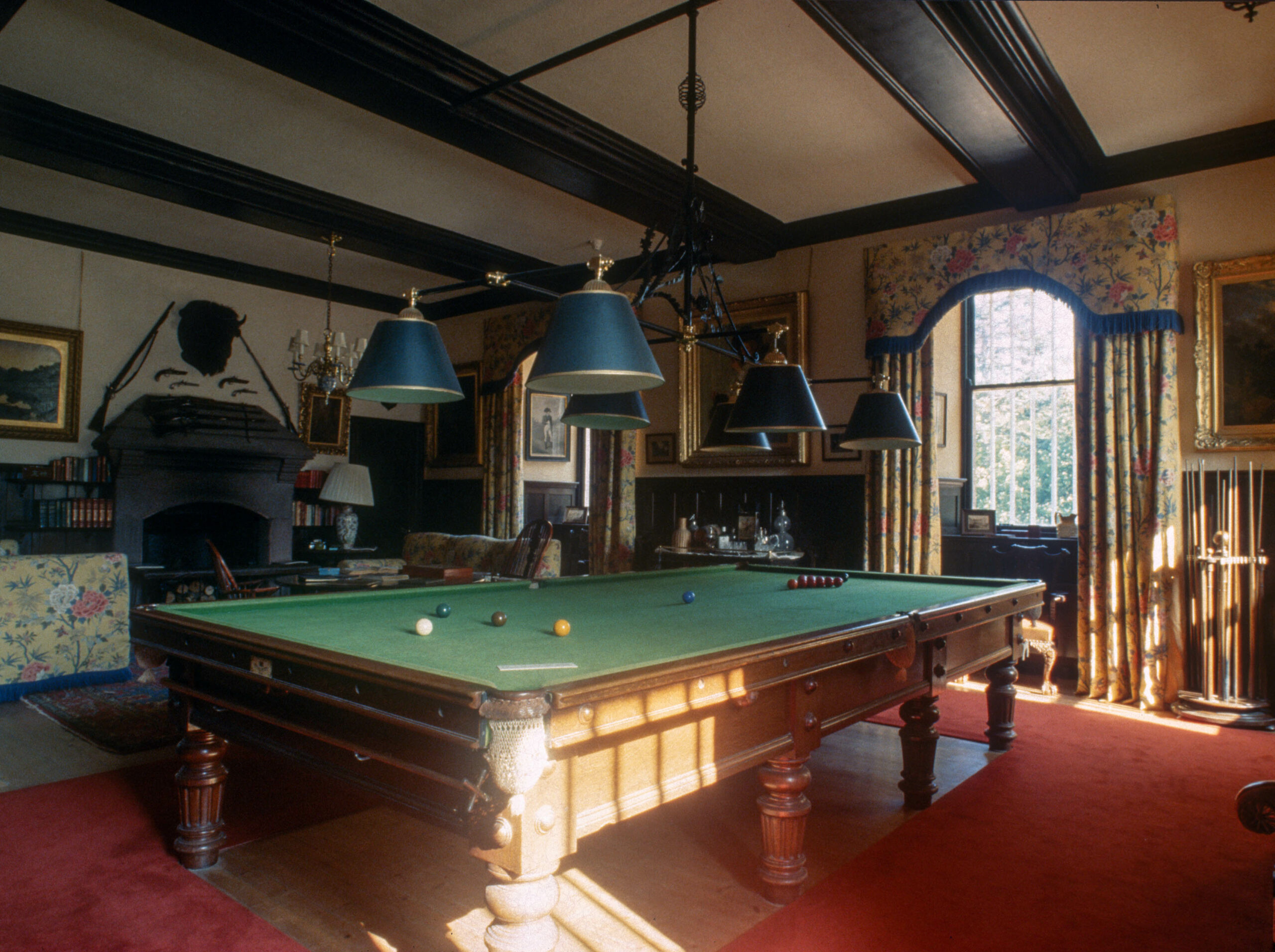 Billiard Room, Fyvie Castle, Aberdeenshire