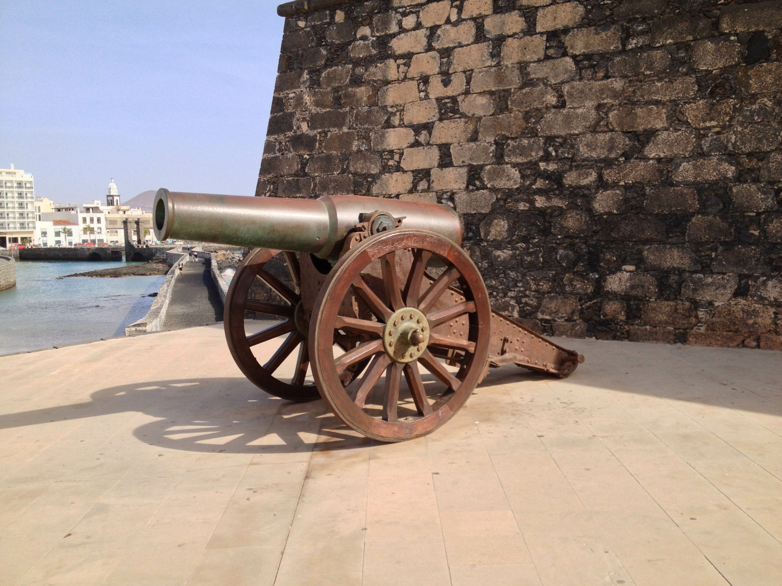 Cannon at Castillo de San Gabriel in Arrecife