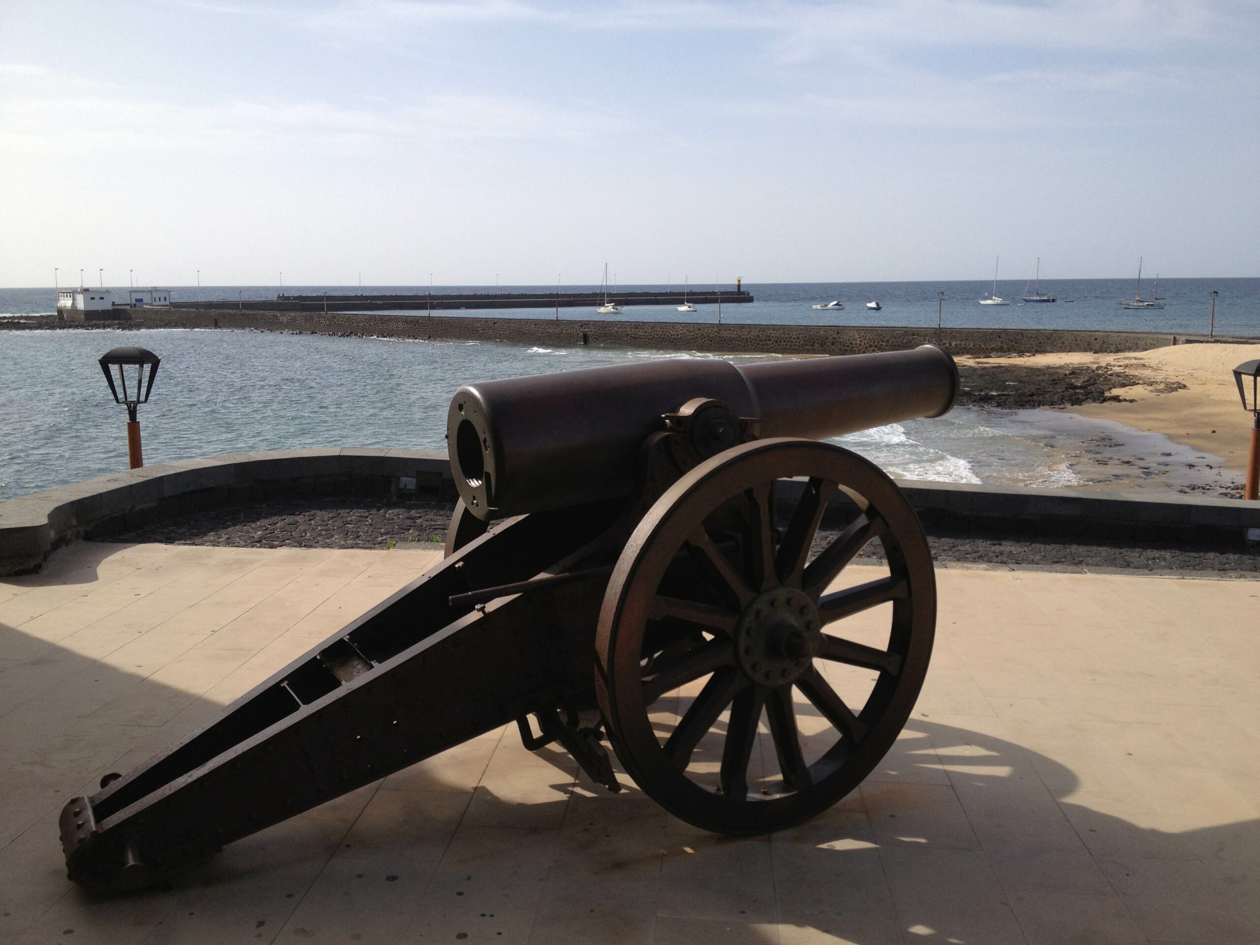 Cannon at Castillo de San Gabriel in Arrecife, Lanzarote