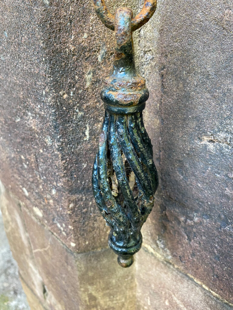 Wrought-Iron Bell Pull at the North Lodge, Fyvie