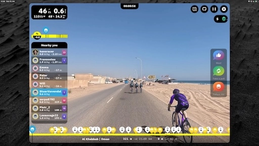 My New Year With Indoor Cycling Apps: Zwift vs MyWhoosh vs Rouvy on iPad